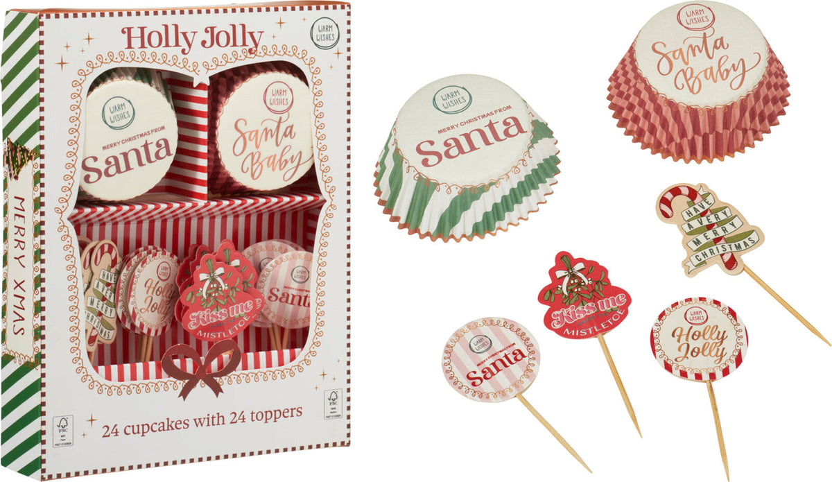 cakevorm set 48dlg xmas design