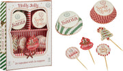 cakevorm set 48dlg xmas design