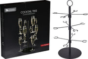 etagere voor drinkglazen 3 laags zwart kl