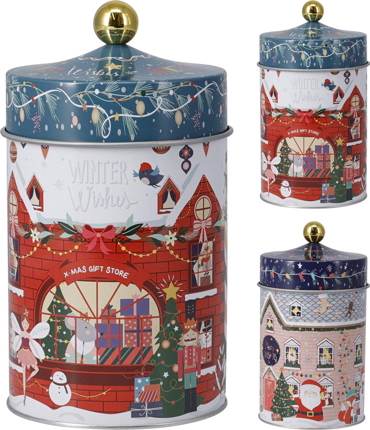 voorraadblik dia 10x18cm 2ass xmas designs