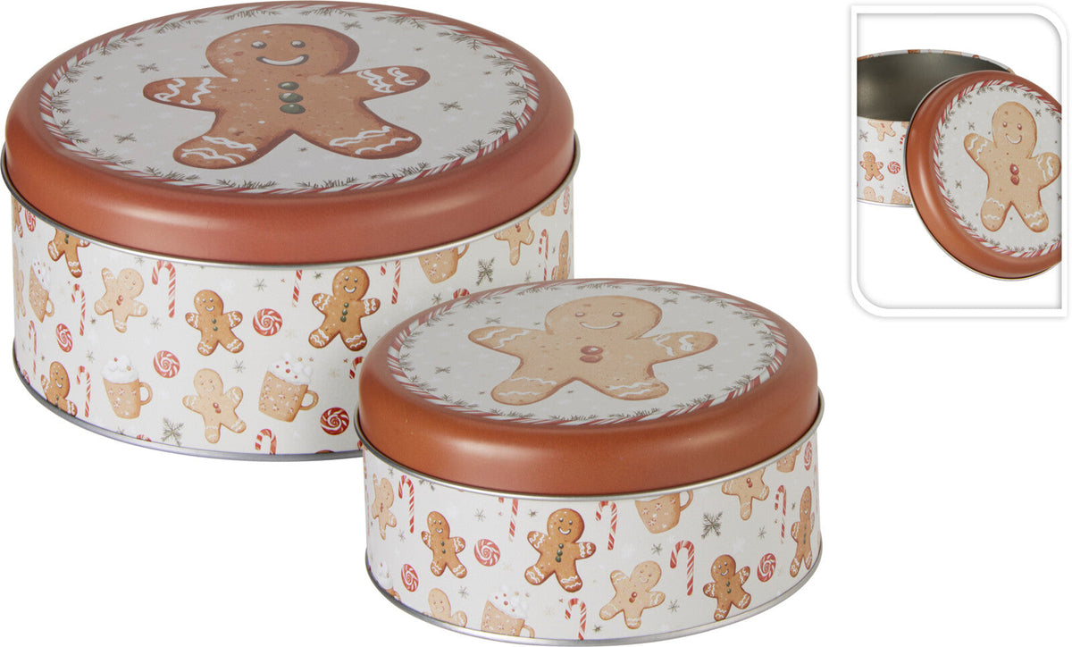 voorraadblik gingerbread design small