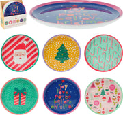 bord melamine dia 210mm 3ass xmass design