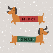 servetten merry dachshund 3-laags tissue 33 x 33 cm