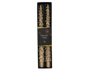kaars paraffine dinner candle tree metallic goud d.2.1cm x h.25cm