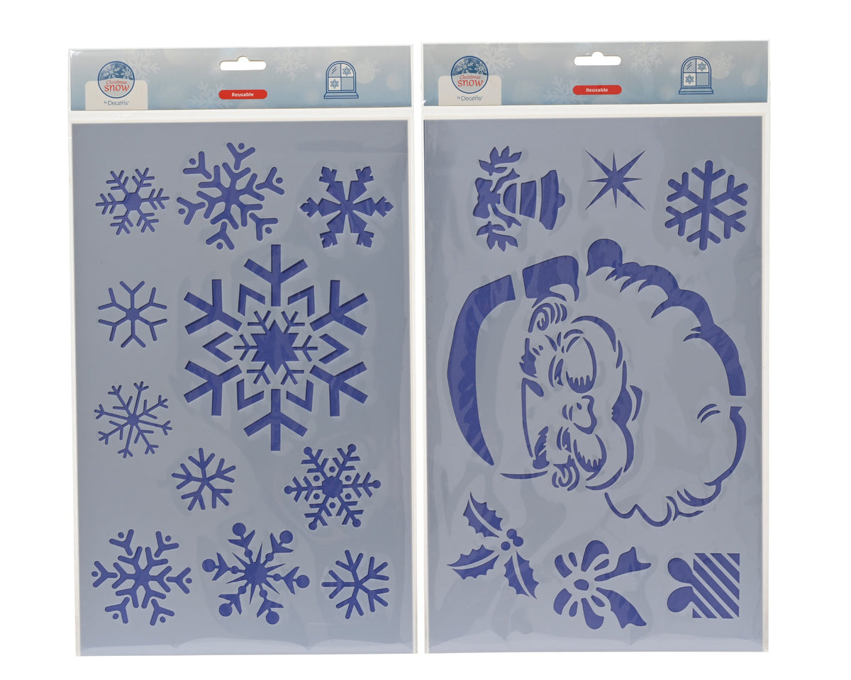 stencils pet shiny 2ass wit l.22cm x w.35cm x h.0.1cm