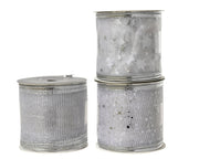 lint polyester glitter stars 3ass zilver l.270cm x w.6.3cm x h.0.01cm