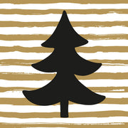servetten golden stripes tree