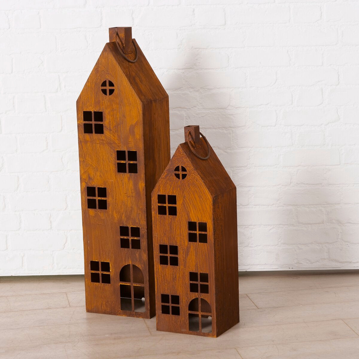 lantaarn alba, huis, outdoor, h 90,00 cm, b 20,00 cm