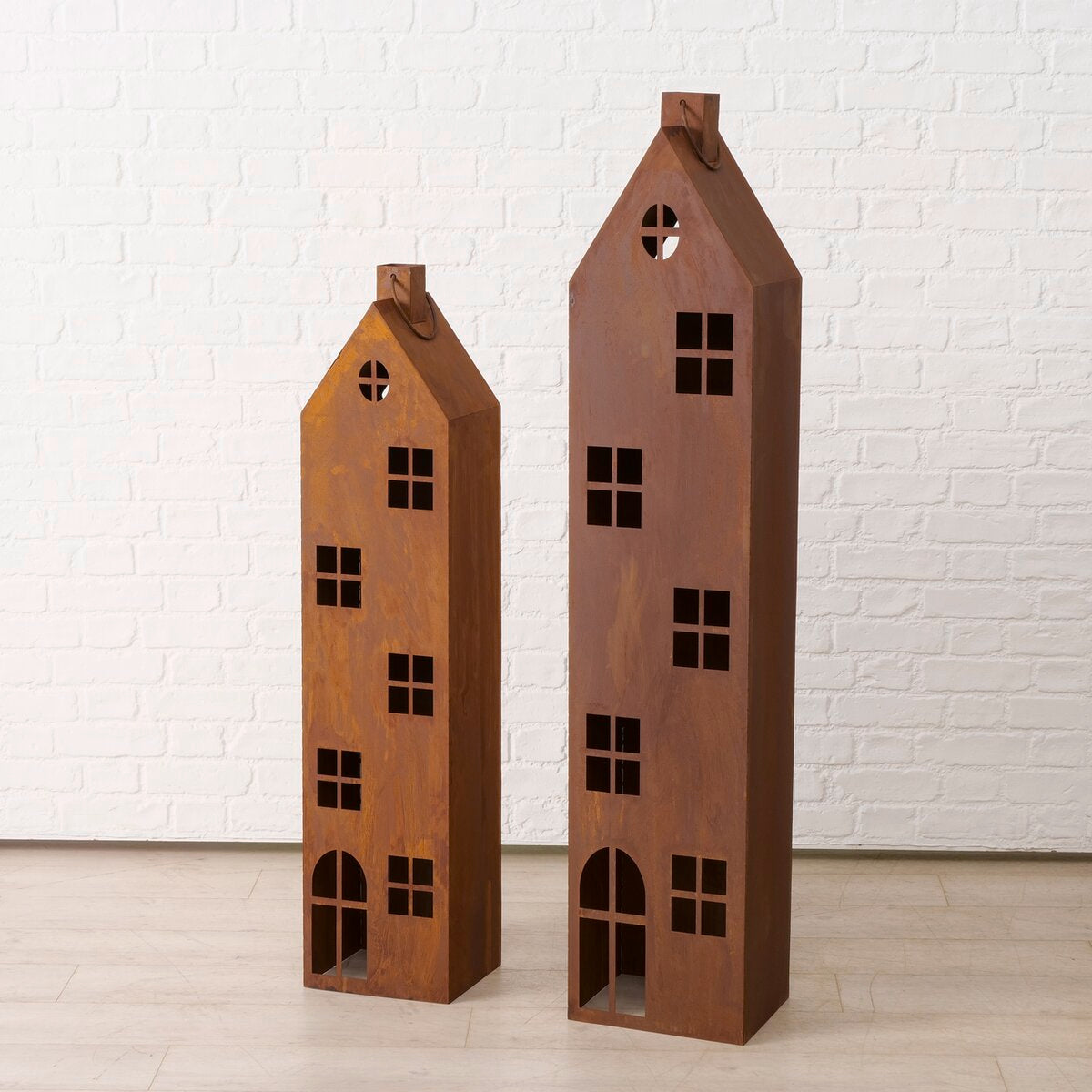 lantaarn alba, huis, indoor, h 150,00 cm, b 25,00 cm