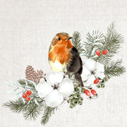 servetten robin forest 3-laags tissue 33 x 33 cm