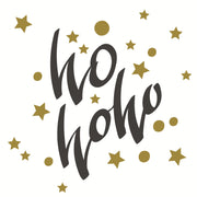 servetten ho-ho stars 3-laags tissue 33 x 33 cm