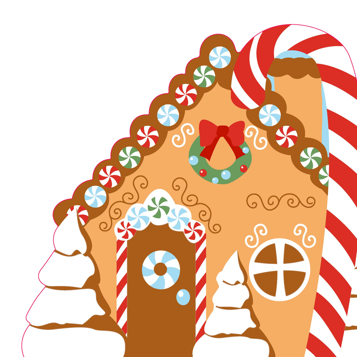 silhouettes servetten - cookie house airlaid 33 x 33 cm
