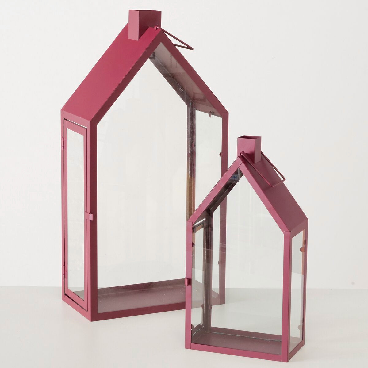 lantaarn ashley, huis, indoor, h 40,00 cm, b 11,00 cm