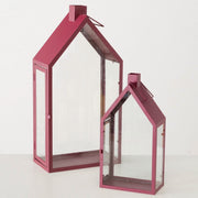 lantaarn ashley, huis, indoor, h 40,00 cm, b 11,00 cm
