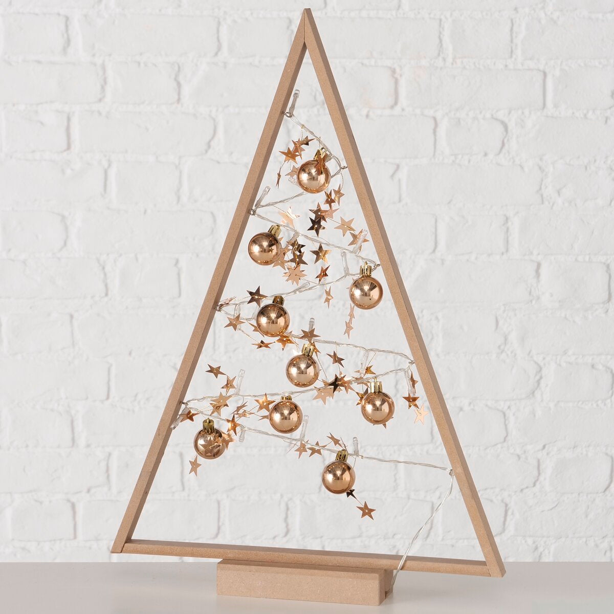decoratieve standaard triangela, boom, led, met stand, h 50,00 cm
