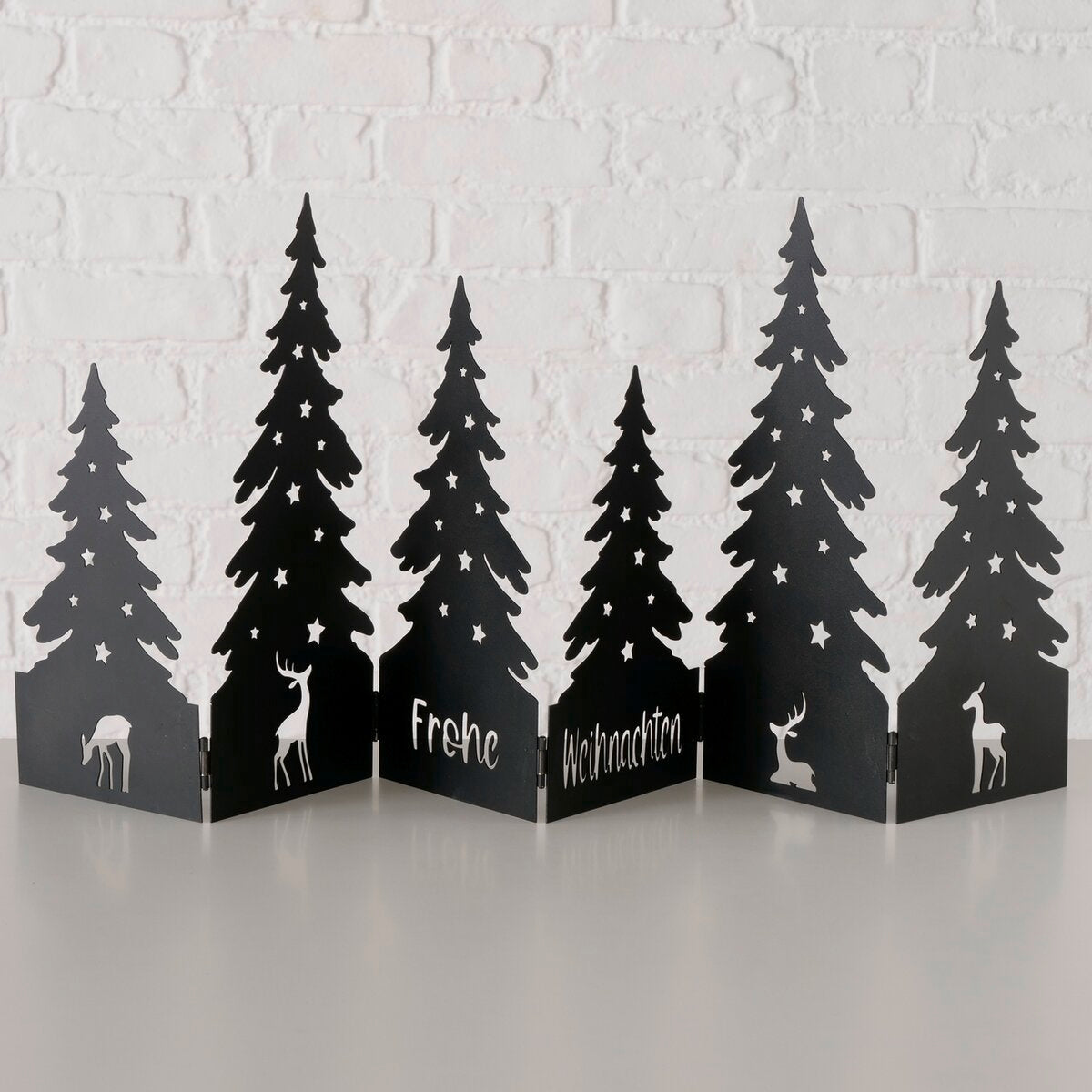 decoratieve standaard scape, kerstboom, h 30,00 cm, ijzer, effen