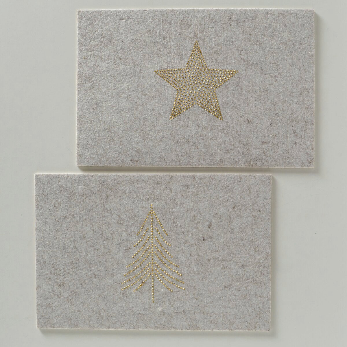 tafelset  glitza, 2 ass., polyester, motief, effen, kerstboom, ster, nee