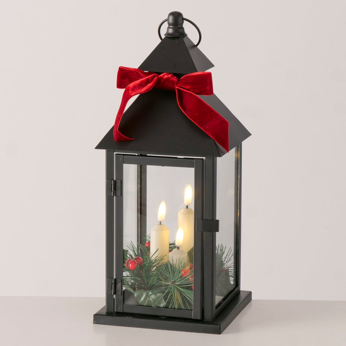 led lantaarn ingar, h 35,00 cm, vierkant, indoor, b 15,00 cm