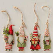 kersthanger gundel, 4 ass., kabouter, kerstman, l 4,00 cm, h 10,00 cm, glans