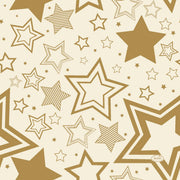 servetten holiday star cream 3-laags tissue 33 x 33 cm