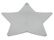 onderbord ster zilver 28cm