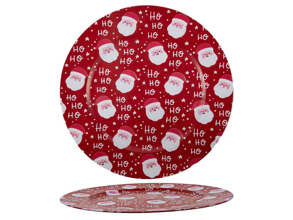 onderbord hohoho rood ø33cm