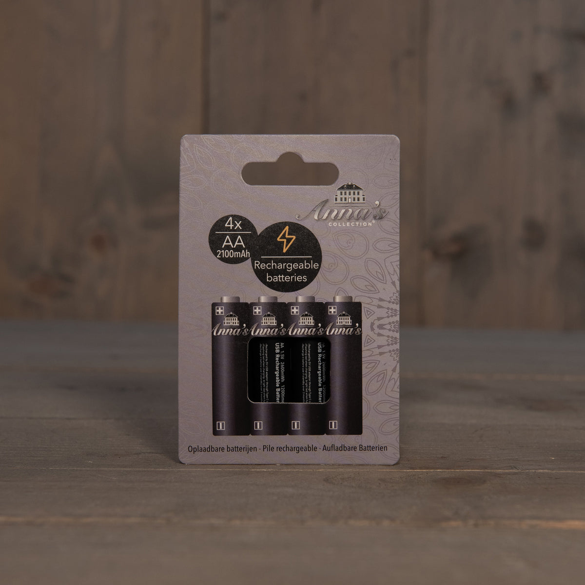 oplaadbare batterijen aa 2100mah / ni-mh 4 pack