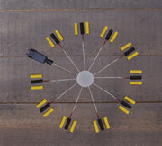 3xaa trafo 4,5v voor 10x 3xaa 1,5m/4m aanloopsnoer/ip20