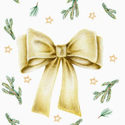 servetten merry bow tie 3-laags tissue 33 x 33 cm