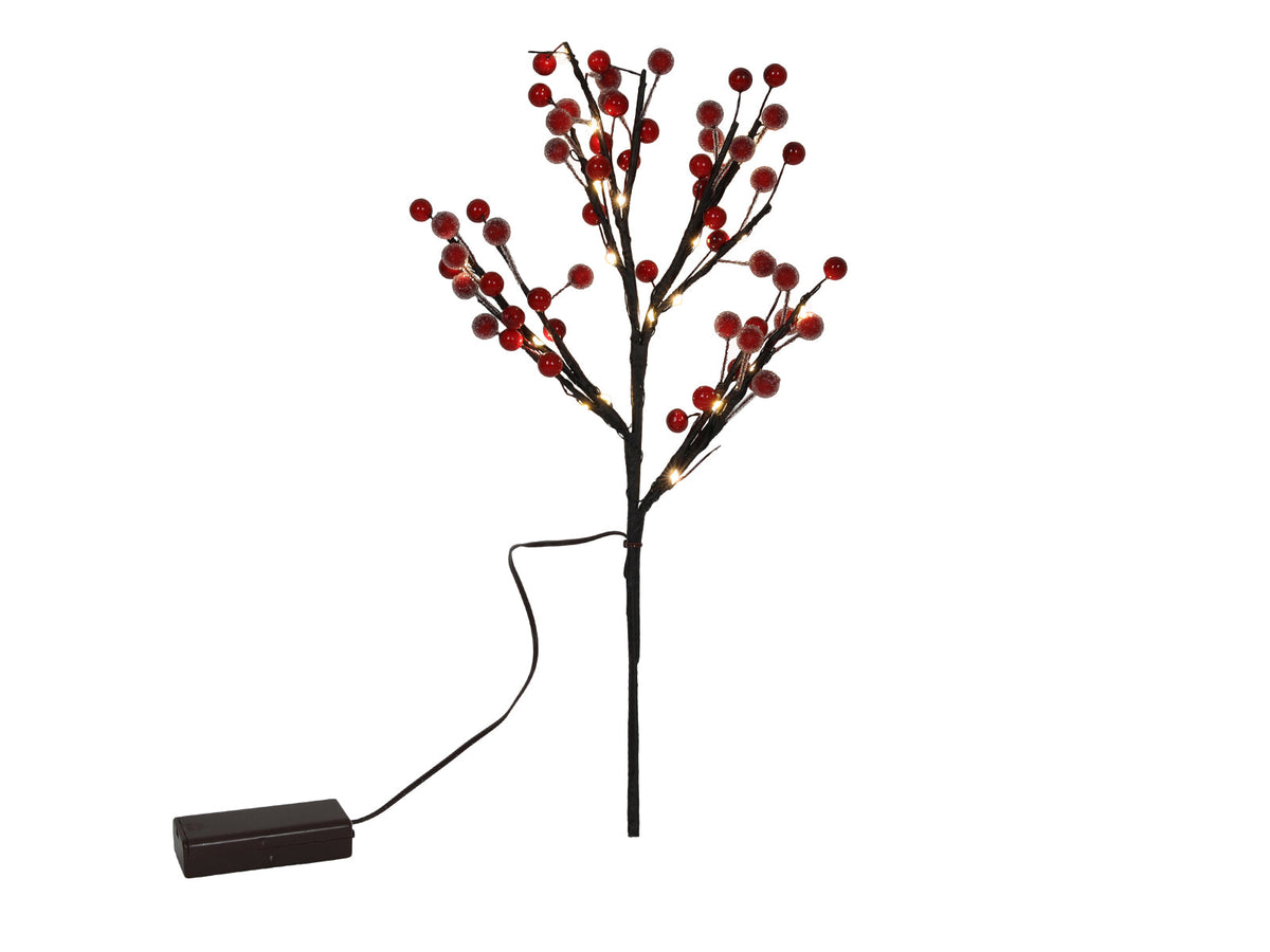 tak 'frosted berry' 20led 40cm  2xaa