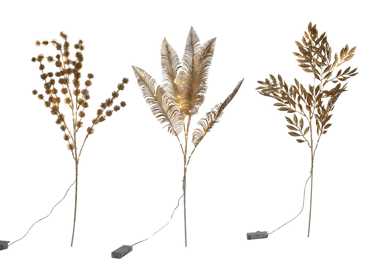 tak 'golden leaves' 20led 75cm 3-assorti 2xaa