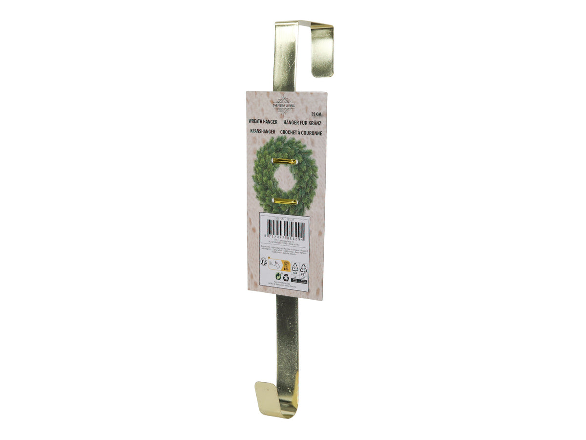 deur/kranshanger messingkl metaal 29cm