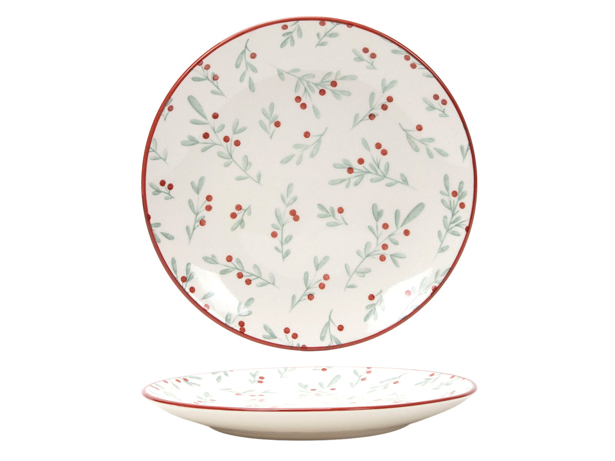 bord 'berry' rood ø19,5cm