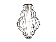 hangdeco lantaarn 240goldled 60cm flash timer  5m ip44 39x60cm 10%flash