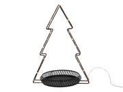 kerstboom m/schaal 40cm 62goudled 3xaa   timer