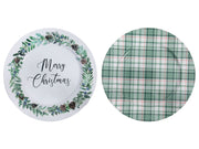onderbord ø28 "zacht groen / merry christmas" 2ass
