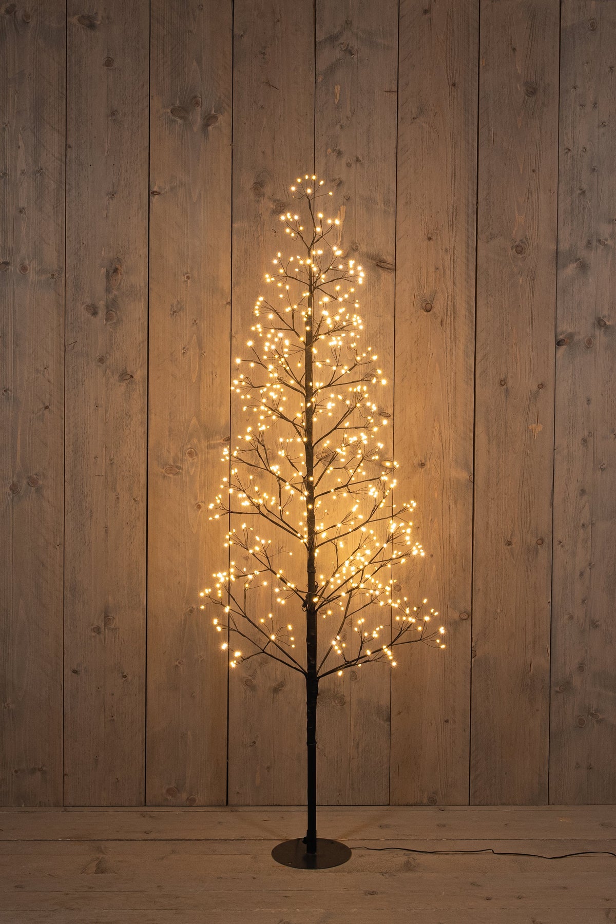 boom 720led flash classic warm ip44 trafo hoogte 150 cm zwart