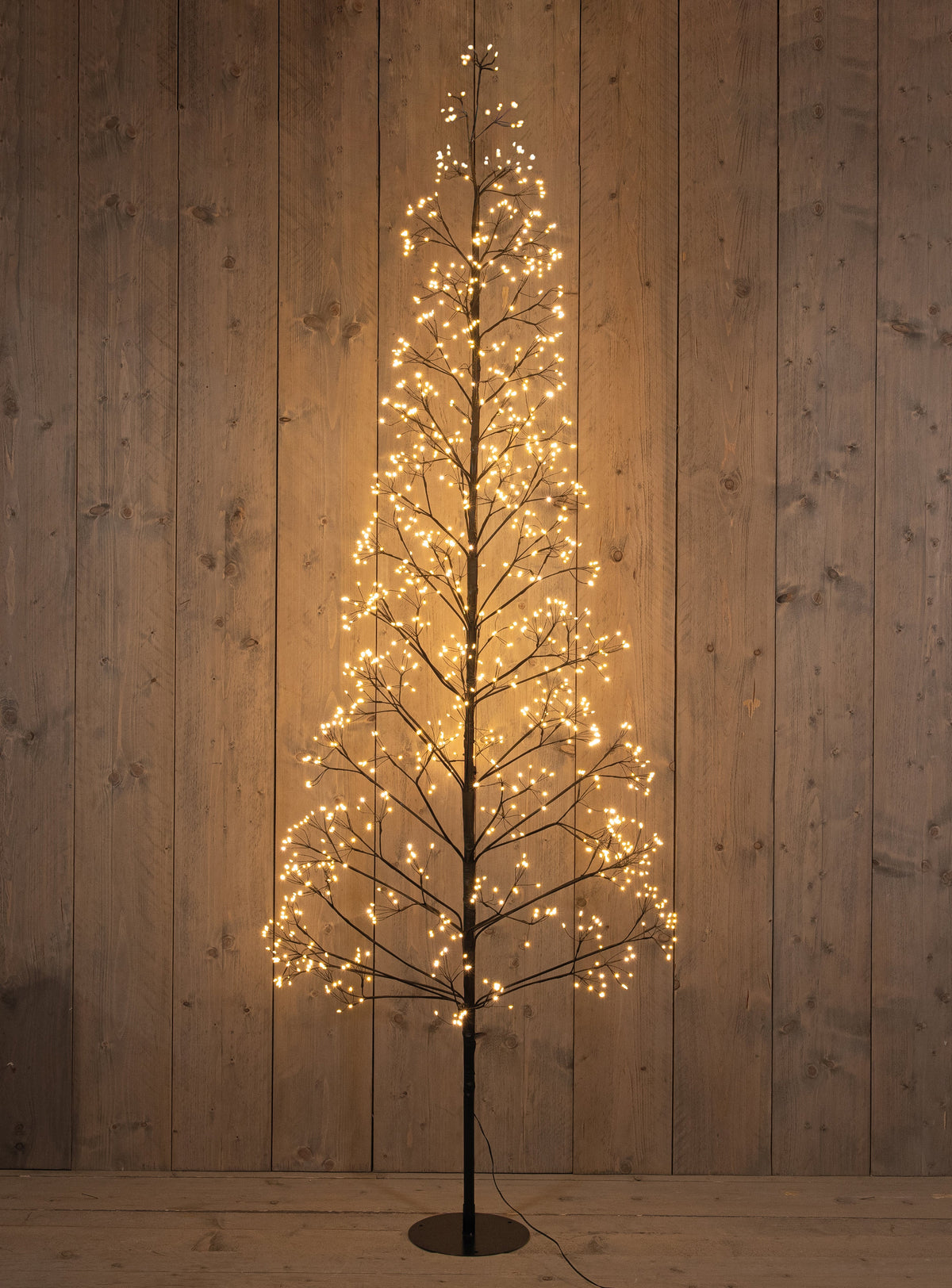 boom 1296led flash classic warm ip44 trafo hoogte 210 cm zwart
