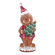 gingerbread boy with tree led poly *
b/o,36x27x90cm,multicolor,led