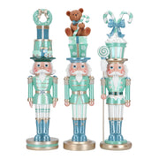 nutcracker decorated 3 ass 
11,5x11,5x50,5cm,blue/green