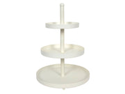 etagere 3 laags ø30x55cm wit fcb