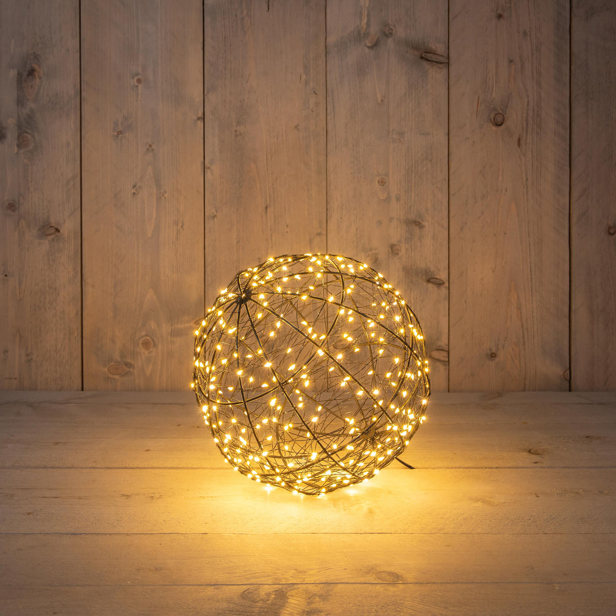 bal metaal 300led flash ip44 trafo met timer en dimmer d25cm classic warm