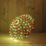 paraplu metaal 160led  55x46cm /ip44 trafo met timer en dimmer rgb with afstandbediening