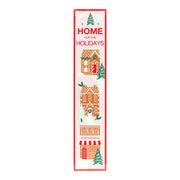 standing decor gingerbread metal 
25,4x2x121,9cm,multicolor