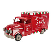 truck mailbox metal 
b/o,64x24,5x30cm,red ,led