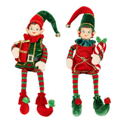 elf hanging legs 2 ass
12x8x45cm,red/green