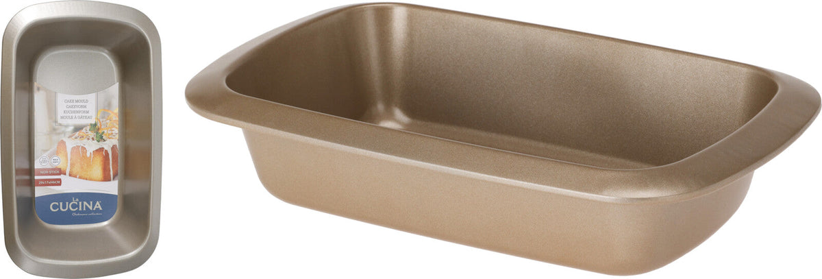 cakevorm staal 290x170x63mm
