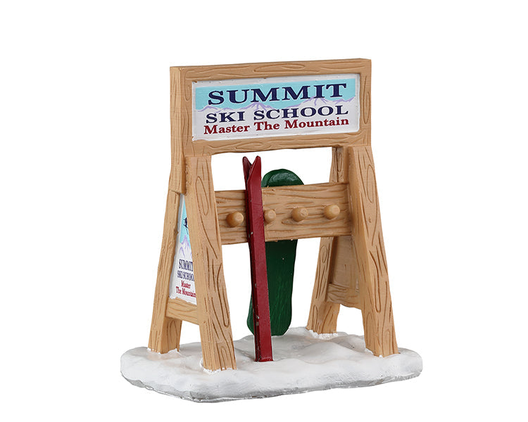 ski rack sign
