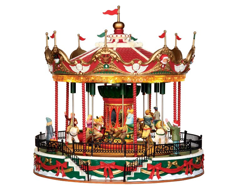 santa carousel, with 4.5v adaptor