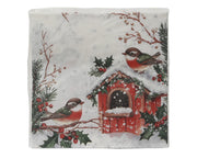 servet papier house w brid print wit/kleur(en) l.33cm x w.0.02cm x h.33cm